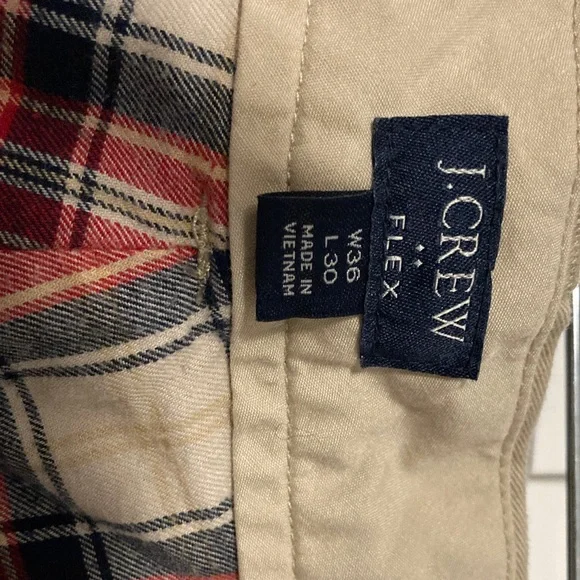 J. Crew Flex Flannel Lined Chinos - Picture 2 of 5